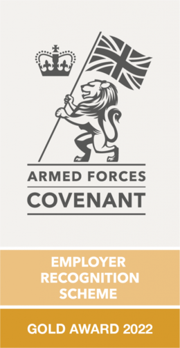 Armed Forces Covenant Gold Award 2022