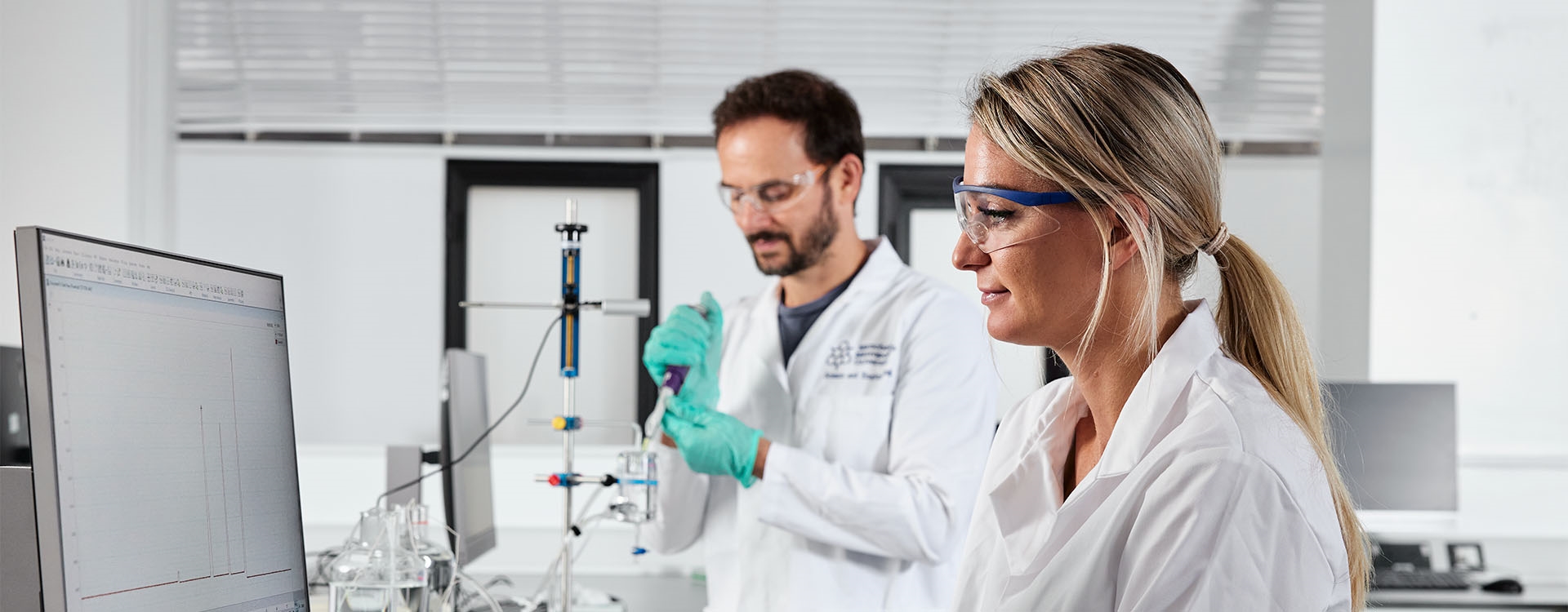 Scientists working
